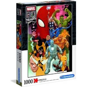 Clementoni - Puzzle Marvel 80 Years - 1 000 piese