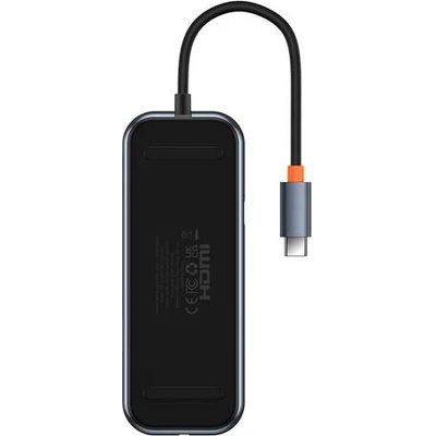 Baseus USB хъб Baseus AcmeJoy 8-портов USB-C към 1xHDMI /2xUSB-A 3.0 / 1xUSB-A 2.0 / 1xUSB-C PD (WKJZ010613_VZ)