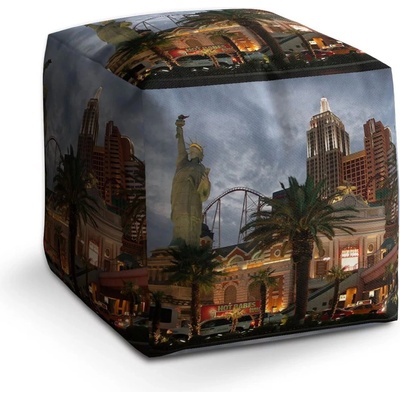 Sablio Taburet Kostka Las Vegas 4: 40x40x40 cm