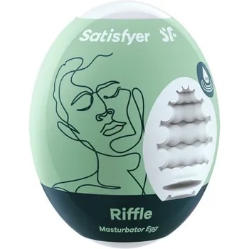 Satisfyer Дискретен мастурбатор-яйце с вътрешен релеф Satisfyer Riffle