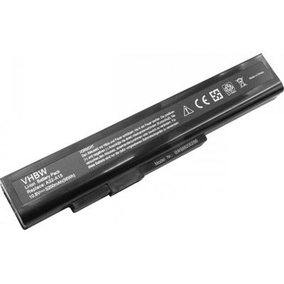 INTENSILO Батерия за Medion Akoya E6221 / Erazer X6815 / MSI A6400, 10.8V, 5200 mAh (888200286)