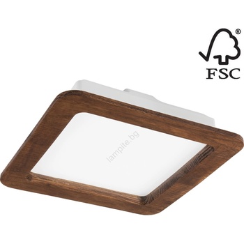 LAMKUR LED вградено осветително тяло WOODY SPOT LED/17W/230V 3000K череша 18, 5x18, 5 см (LA52434)