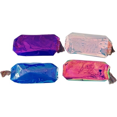 Несесер мек 1 цип лъскав 19*6*5 см