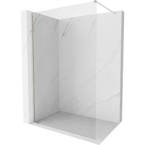 Mexen Kioto-X душ стена Walk-in 50 x 200 см, прозрачна 10 мм, четкана никел - 800-050-101-97-00-X (800-050-101-97-00-X)