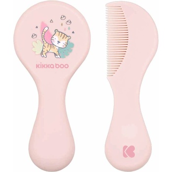 Image 1 of KikkaBoo Комплект гребен и четка за коса KikkaBoo Savanna - Pink (31303040094)