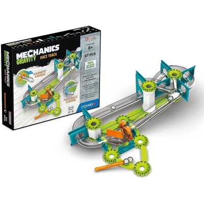 Geomag Магнитен конструктор, Geomag, Mechanics, Състезателна писта, 67 части