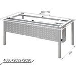 Мебел Ленд Oфис бюра с метални крака ml 3