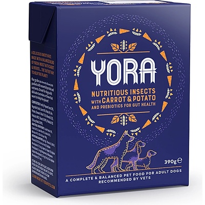 Yora Adult Insects s mrkví a bramborem 390 g – Zboží Mobilmania