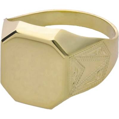 Zlaton Prsten žluté zlato s ornamentem 000520605242