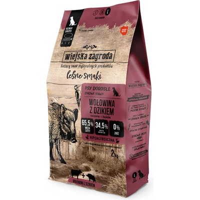 Wiejska Zagroda Lesné príchute Chrumkavé hovädzie s diviakom L 2 kg