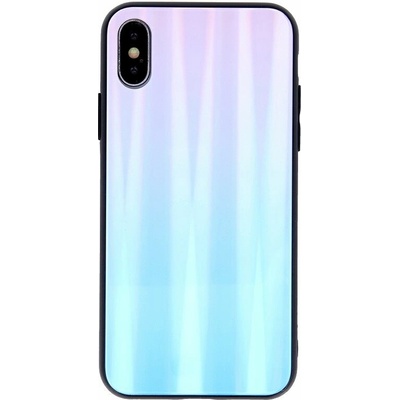 Aurora glass modro-růžový – Apple iPhone X / Xs