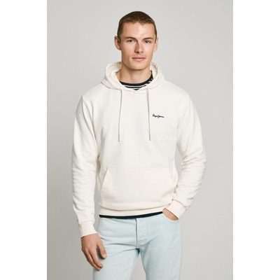 Pepe Jeans mikina ESSENTIAL HOODIE béžová