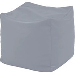 PUFRELAX Пуф, 100л. , Табуретка Куб XL - Panama Grey, Перящ се калъф, Водоустойчив, Пълнеж от Полистиролни перли, Тъмно сив (PUF-G-CXL-PEX-GRE) - topmall