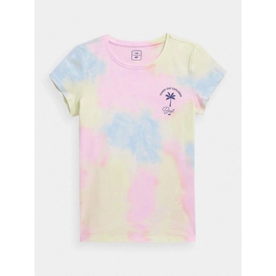 Blue Seven Dievčenské tričko s potlačou - ružové