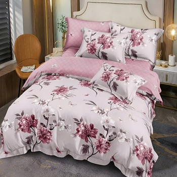 EmonaMall Двулицево спално бельо EmonaMall, 6 части - Модел S16803 (S16803-33333d)