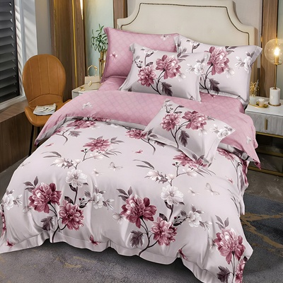 EmonaMall Двулицево спално бельо EmonaMall, 6 части - Модел S16803 (S16803-33333d)