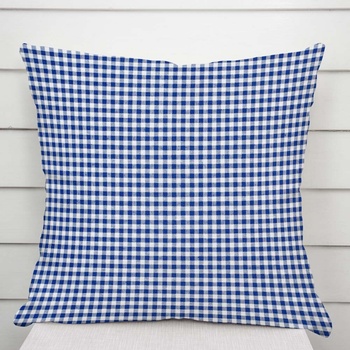 Biante Rebeka RE-009 modro biela kocka malá 45 x 45 cm