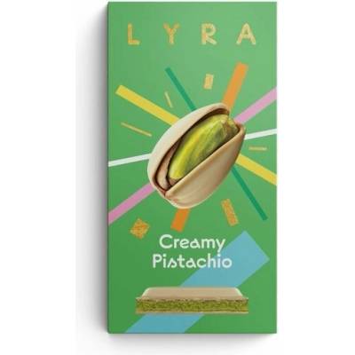 Lyra Creamy Pistácie bílá čokoláda s pistáciovou náplní 80 g