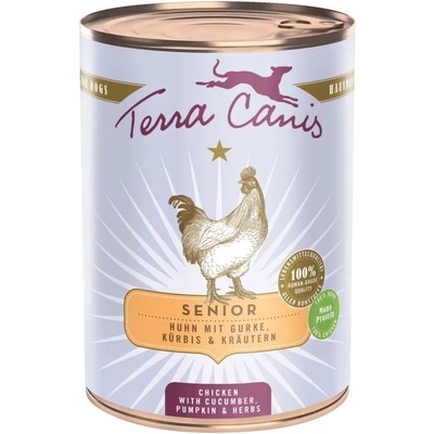 Terra Canis Сеньор Пиле с краставица, тиква и билки 400 г