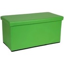 Taburety Skládací lavice s úložným prostorem - zelená
