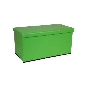 Skládací lavice s úložným prostorem - zelená