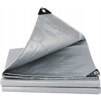 Bradas Zakrývacia plachta 120 g / m2 strieborná 4 x 6 m