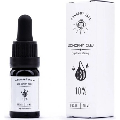 Konopný Táta CBD Konopný olej 10% 10 ml