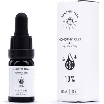 Konopný Táta CBD Konopný olej 10% 10 ml