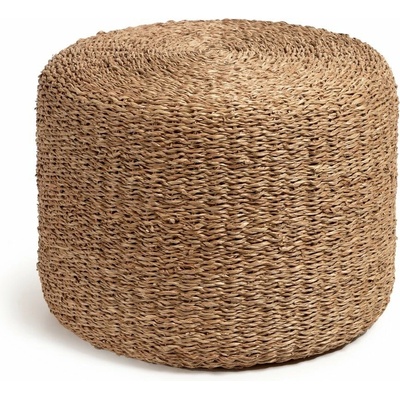 Puf z přírodních vláken Kave Home Someina 40 cm