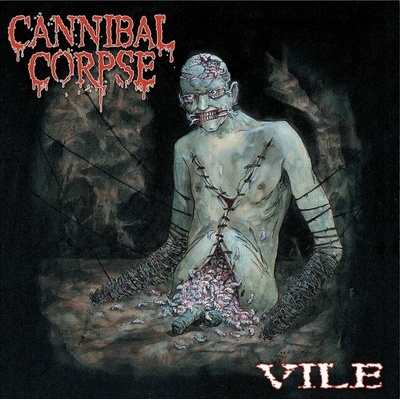 Cannibal Corpse - Vile (Zombie Brains: Grey/Red Streaks Coloured) LP