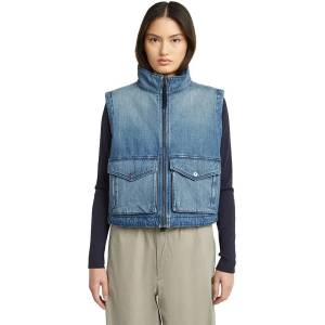 G-STAR Потник G-Star 2 Pocket Padded vest - Blue (Antique Faded Thames)