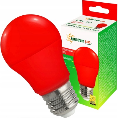 Wojnarowscy LED Žiarovka A50 E27/4,9W/230V červená