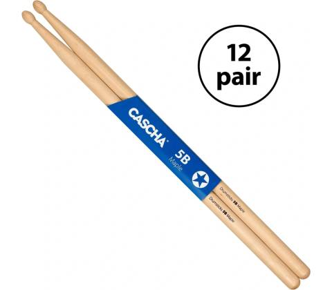 Cascha Drumsticks Pack 5B Maple