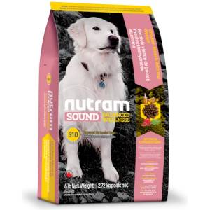 Nutram S10 Nutram Sound Balanced Wellness® Senior Natural Dog Food, Рецепта с Пиле, Овес и цяло Яйце, за възрастни кучета от всички породи над 7 години, Канада - 13, 6 кг