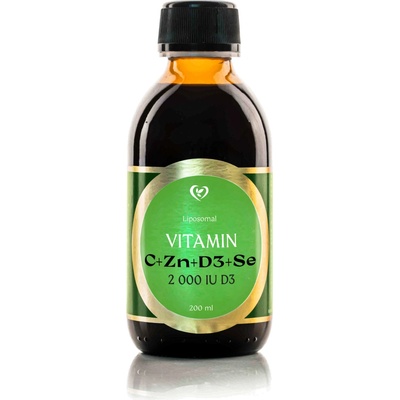 Zdravý Svet Lipozomální Vitamín C+D3+Zinek+Selen 200 ml