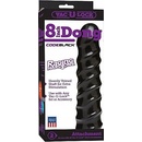 Doc Johnson Vac-U-Lock CodeBlack 8 Inch Raging Hard-Ons Dong čierne dildo s Vac-U-Lock 21 x 3,7 cm