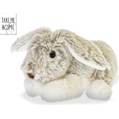 Mikro trading Take Me Home - Zajačik plyšový - 12 cm - ležiaci