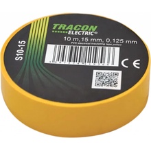 Tracon electric Páska izolačná 15 mm x 10 m žltá