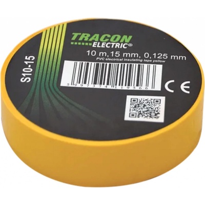 Tracon electric Páska izolačná 15 mm x 10 m žltá