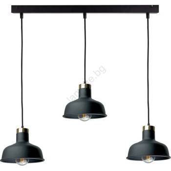 Keter Lighting Пендел HEBE 3xE27/60W/230V черен (KE0183)