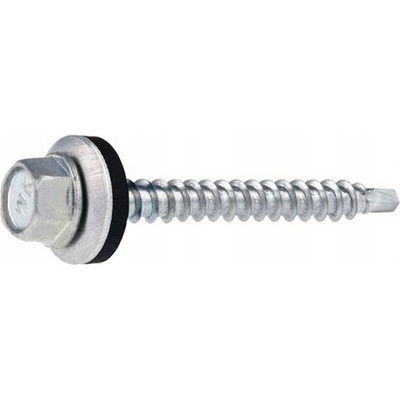 Samořezný střešní farmářský šroub KLIMAS 4,8 x 100 mm bez laku s podložkou EPDM (100 ks/bal) – Sleviste.cz