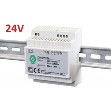 POS, Napájecí zdroj na DIN lištu 60W 24V, DIN60W24