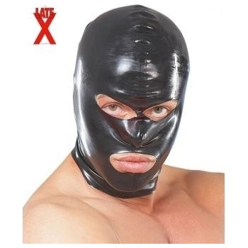 LateX latexová maska ​​čierna