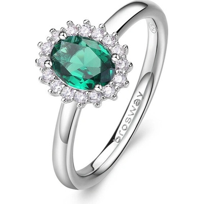 Brosway prsteň Fancy Life Green BWFLG71