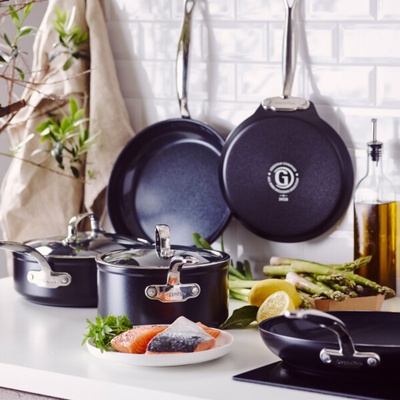 GreenPan Barcelona Pro Sauté Pan 24cm Black