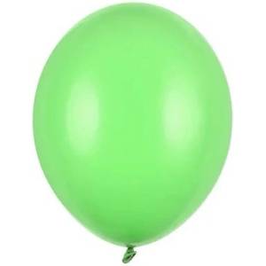 Party Deco Латексови Балони Пастел, Ярко Зелено - 12 см (sb5p-102j)