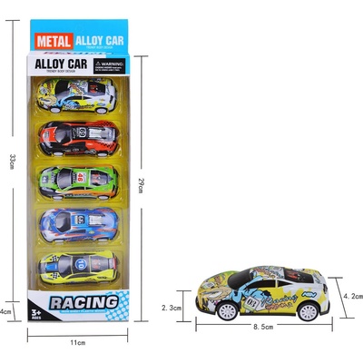 Armtoys 5 МЕТАЛНИ КОЛИ В КУТИЯ racing