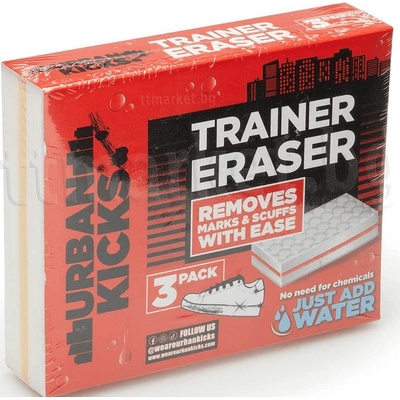 Urban Kicks Гъба за почистване на обувки 3бр (2959)