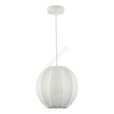 Полилей на кабел DANA 1xE27/15W/230V, Ø 25 см, бял (MI2756)