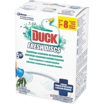 Duck Fresh Discs čistiaci gél na toalety s vôňou eukalyptu Eucalyptus 36 ml